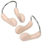 SEWACC 2pcs Nose Clip for Swimming, TPR Nose Protector Clips for Adults, Anti-Choking for Pool Training and Freediving