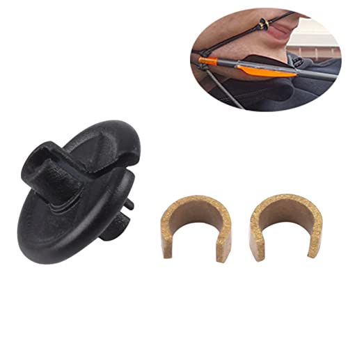 Nbcggs Archery Kisser Bow Kisser Button Clamps,Slotted Design,9/16" Diameter,1 Pack #TOP1