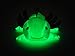 Original Uni-Toys - Axolotl (hellblau) - Leuchtet im Dunkeln (fluoreszierender Plüsch) - 32 cm (Länge) - Plüsch-Wassertier - Plüschtier, Kuscheltier