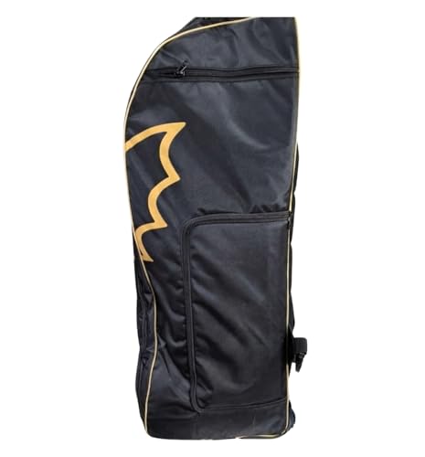 Image of Cricket Kit Bags Durable Polyester | Adjustable Shoulder Straps | Water Resistant Design | Stylish Cricket Bag for Cricketers (Black Edition)