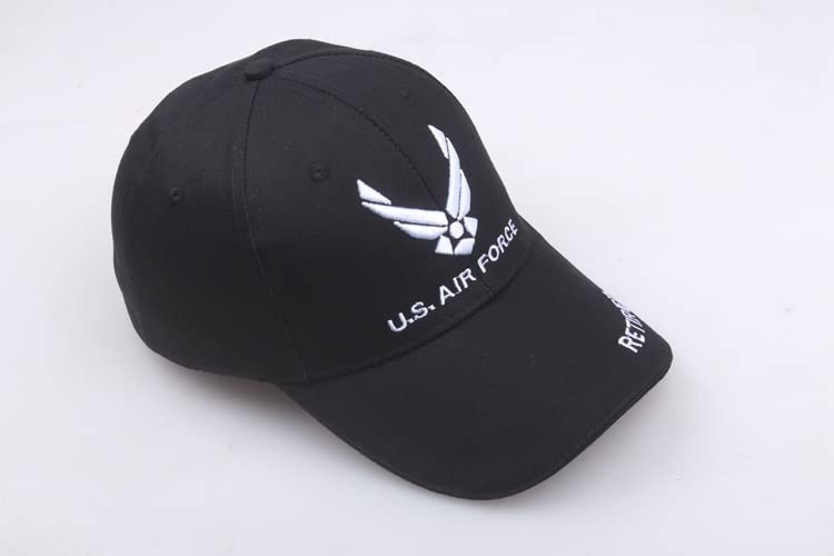 Gorra de béisbol Air Force ajustable bordada miniatura 7