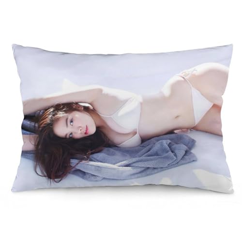 筧美和子 10 枕カバー ロング枕カバー 両面印刷 柔らかく生地 横寝用抱き枕 向き寝 室内装飾 20"x30"