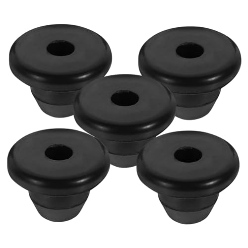 Image of Garneck 5Pcs Rubber Oil Filler Plugs for Bottle and Floor Jacks 85mm Horizontal Plugs Bung Hydraulic Filler Bung for Oil Reservoir Black Rubber Seal Accessories