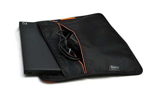 Image of Saco Soft Durable Pouch for Samsung Galaxy Tab S SM-T805 Tablet -Orange