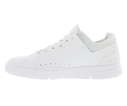 Image of On Running The Roger Advantage Mens Shoes Size 9, Color: All White-White-Inject Black