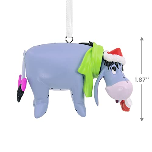 Hallmark Disney Winnie The Pooh Eeyore with Stocking Christmas Ornament