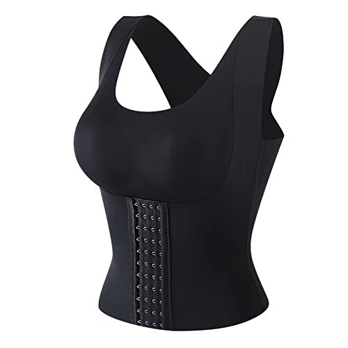 Waist Trainer Damen Korsett 4-in-1 Taille Geknöpft BH Shapewear Unterbrust Korsett Formend Tank-Top Bauch Weg Taillenformer Cincher Figurformend Body Shapewear Unterwäsche Korrigieren Des Buckligen Waist Trainer Damen Korsett 4-in-1 Taille Geknöpft BH Shapewear Unterbrust Korsett Formend Tank-Top Bauch Weg Taillenformer Cincher Figurformend Body Shapewear Unterwäsche Korrigieren Des Buckligen