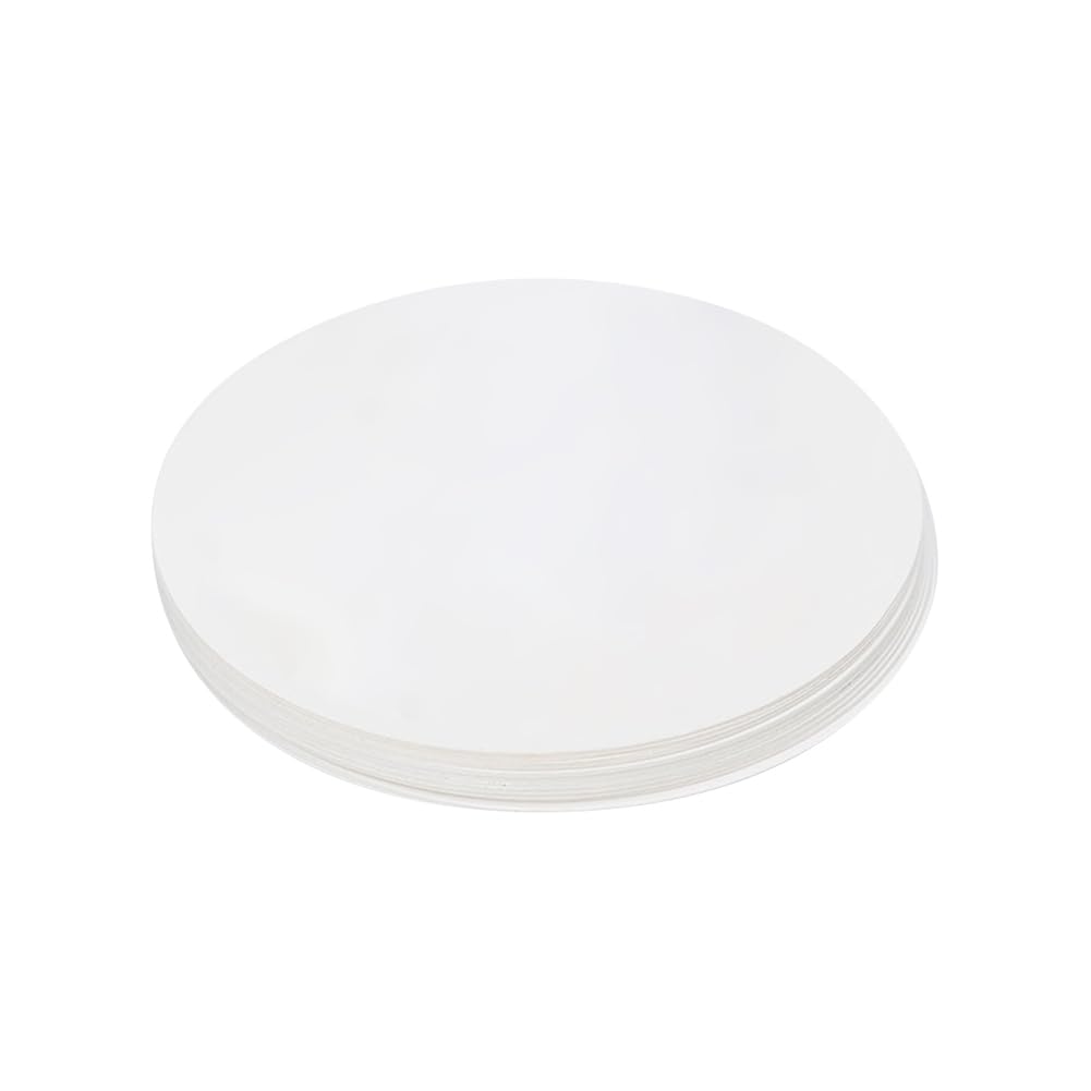 Hugede White 36 Pcs 10Cm Blank Round Cards - Kraft Paper Circle Cards - Small Round Cardstocks