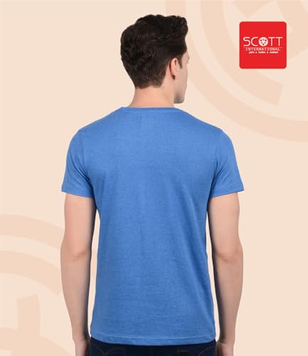 Image of Scott International Men's Regular Fit T-Shirt | Men's T-Shirt | Tees for Man | Tshirt for Men Stylish | Round Neck Tshirt for Man
