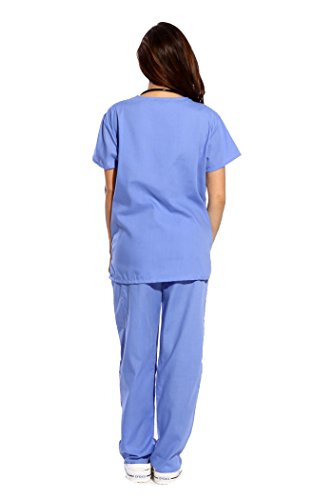 Just Love Women's Six Pocket Medical Scrubs Set (V-Neck with Cargo Pant)
