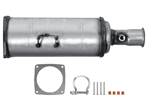 HELLA 8LG 366 070-951 Dieselpartikelfilter - Easy2Fit Kit - Euro 4 - einteilig - Set mit Anbauteilen - Cordierit (überwiegend Langstreckenverkehr)