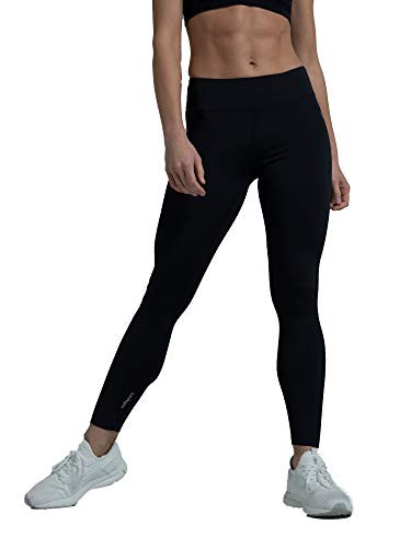 Image of CULT High Waist Running Tights with Side Pocket | Geometric Print | Breathable | Moisture-Wicking | Curved Hem