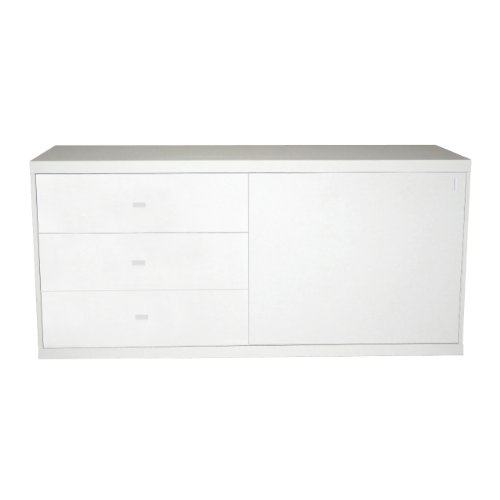Preisvergleich Produktbild Phoenix 158202WE Sideboard mit 1 Schiebetuere und 3 Schubladen