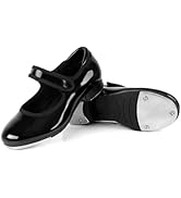Asyusyu Tap Shoes for Girls,Toddler/Little Kid/Big Kid,Easy Strap..