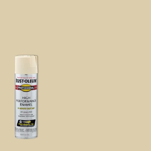 Image of Rust-Oleum 7570838 Professional High Performance Enamel Spray Paint, 15 oz, Gloss Almond