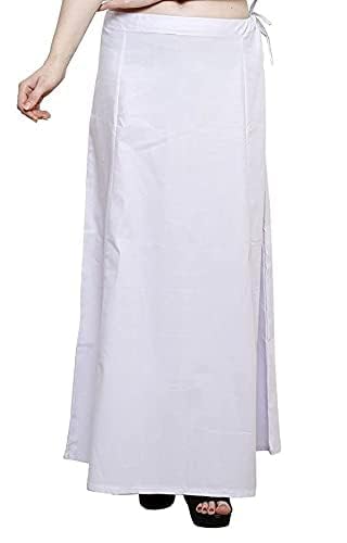 ambika stores & readymades Pure Cotton Readymade Inskirt Saree Petticoat for Women's | Plain Solid Indian Readymade Inskirt Saree | Peticote Innerwear for Women Saree Petticoats-picture-23