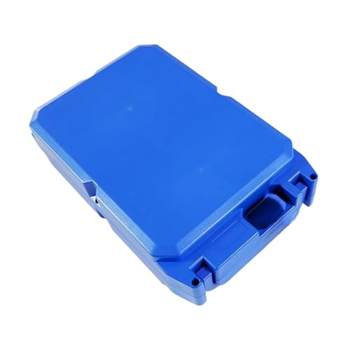 Milageto Battery Box Housing DIY Waterproof Professional Large Capacity Outdoor Storage Box for Electric Bike Garden Tool Sprayer, Blue