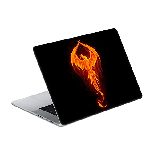 Skin vinyle MacBook Pro 16 A2485 Dragon Phoenix pour sublimer votre bureau