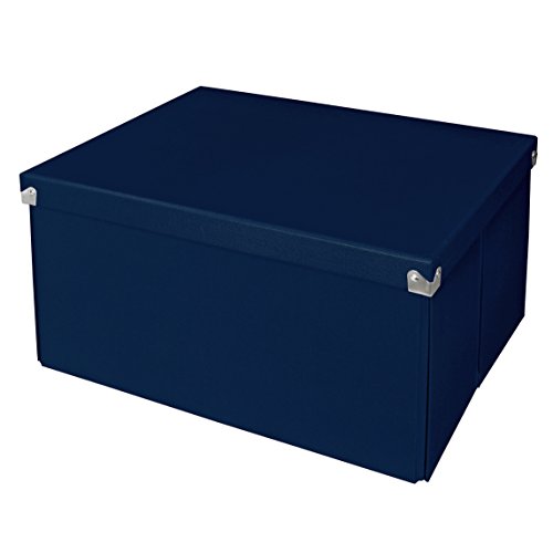 Samsill PNS02LSBK Pop n' Store Decorative Storage Box With Lid