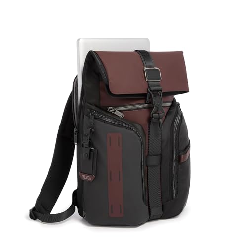 Image of Tumi Mens Logistics Flap Lid Backpack Oxblood One Size