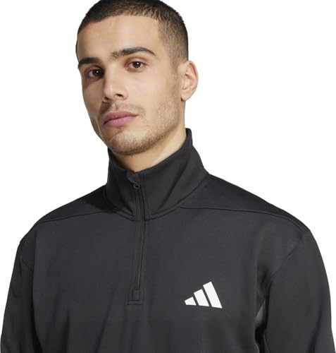 adidas - Mens Gg 1/4 Zip Crew Neck Sweatshirt3