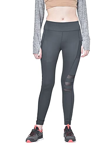 Image of CHKOKKO Women's High Rise Regular Fit Polyester Blend Sports Leggings (JSSTIGHT)