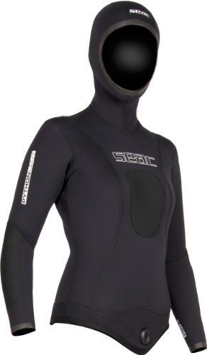SEAC Women's Diana 5mm Neoprene Free Diving Wetsuit Jacket, X-Small