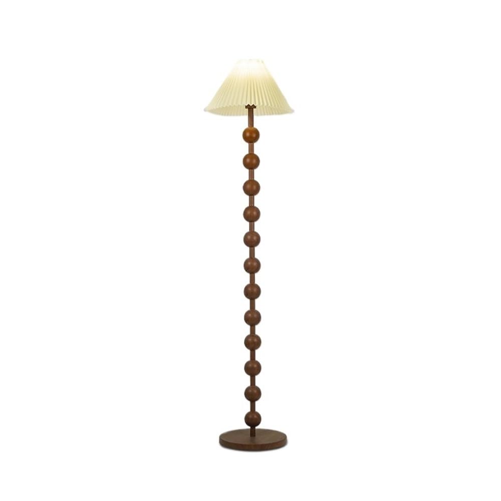 LJHFG63KUYT Standing Lamps Beige Pleated Lampshade Living Room Floor Lamp Hotel Bedroom Bedside Decorative Vertical Table Lamps Decorate
