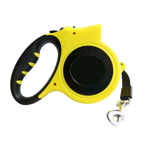 CIYODO Telescopic Traction Rope for Pet Training Retractable Dog Leash Led Flashlight Locking - Comfortable Grip for Small to Medium Dogs