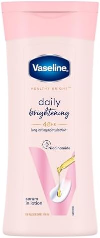 Vaseline Daily Brightening Body Lotion For Healthy & Glowing Skin with Niacinamide 90ml