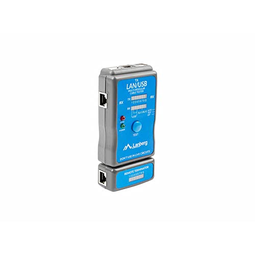 LANBERG Tester RJ-45, RJ-11, USB NT-0403