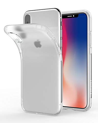 iPhone X Case, iPhone 10 Case, Nirvasense KARAPAX Touch Case Matte Finish Flexible Soft Gel TPU Cover Shell Skin [Support Wireless Charging] [Thin Slim Fit] [Anti Scratch] for Apple 5.8 in iPhone X