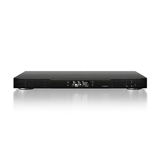 AC Infinity AIRCOM T10, Quiet Cooling Blower Fan System 17" Front-Exhaust, for Receivers, Amps, DVR, AV Cabinet Components