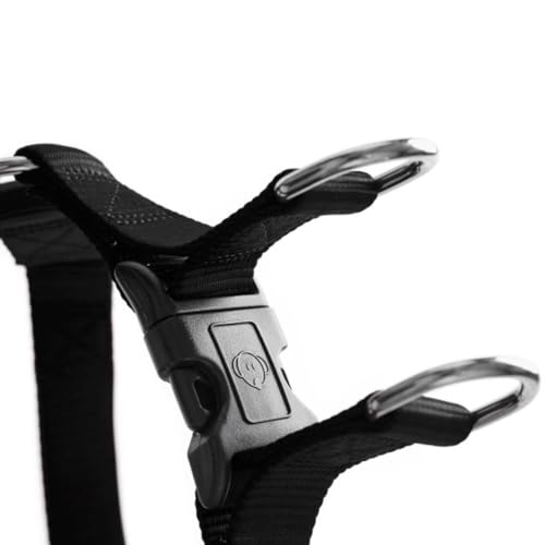 HUNTER ECCO SPORT VARIO QUICK Hundegeschirr, Nylon, S-M, schwarz