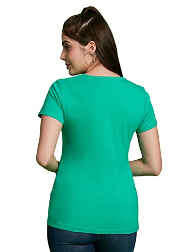 Image of Bewakoof Women's Solid Regular Fit T-Shirt
