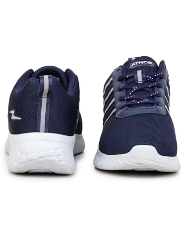 Image of Mens Running Shoes for Man Comfortable Men's Sports Shoes with Memory Foam Cushioned Insole Sports Shoes for Men Running Walking Lightweight Gym Shoe for Men Comfortable Stylish & Casual Walking ATHCO Shoe for Man Anti Slip Gym Footwear
