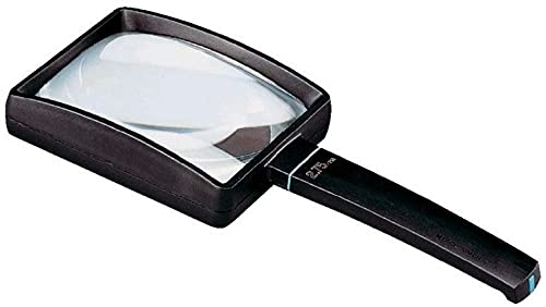Eschenbach Aspheric II 2655175 Hand Magnifier - 2.8X Magnification 100 x 75 mm Lens