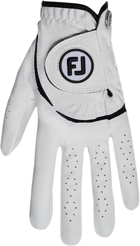 Footjoy Junior'S Golf Glove, Pearl, Large, Worn On Right Hand