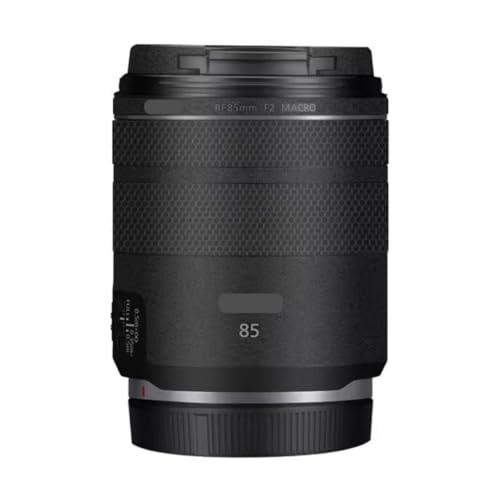 85 2 カメラレンズスキン 傷防止 ステッカー に適合する Canon RF 85mm F2 コート用 ビニール保護フィルムデカール(つや消しブラック)