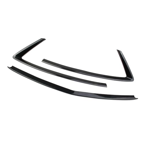 Image of crosselec Front Grille Frame Cover Trims Accessories for 2022-2025 Acura MDX (Carbon Fiber Pattern)