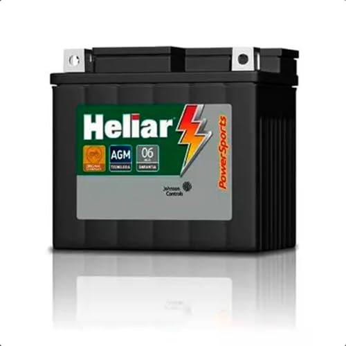 Bateria Moto Htz6l Biz 110/125 Cg 125/150 Heliar 5ah Selada