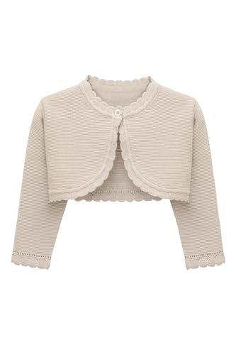 Lilax Baby Girls' Long Sleeve Cardigan Knit Button Closure Bolero...
