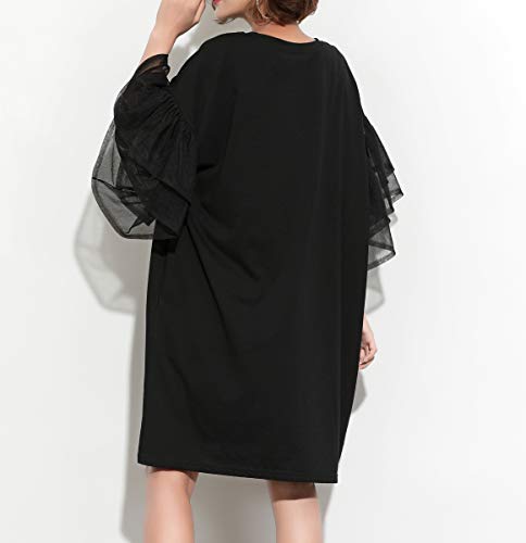 Ellazhu Women's Oversized Casual T-Shirt