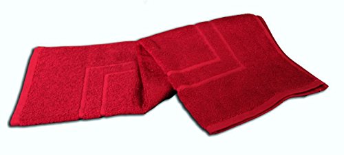 Gözze - Bath Mat, Set of 2, 100% Cotton, 50 x 70 cm - Bordeaux - Image 2