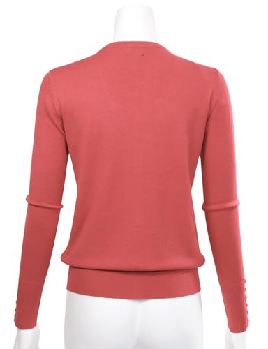 Image of Allsense Women's Long-Sleeve Lightweight V-Neck Cardigan Sweater