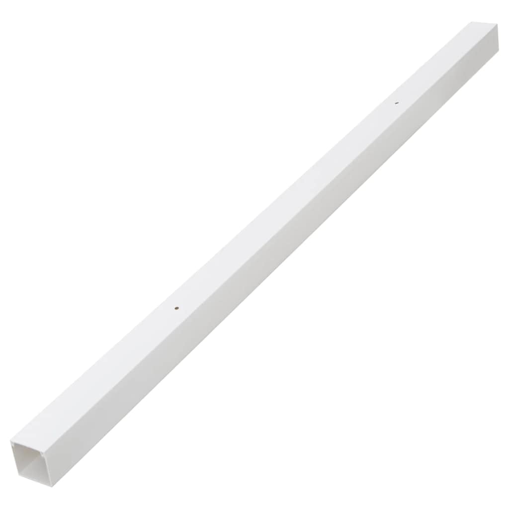 Mangloder Tubos de instalación 33 x 33 mm 30 m PVC Canaleta de Cable Gestión de Cable Gestión de Cable Caja Caja de Cable Espiral de Cable Bandeja de Cable para Oficina y Hogar, Versátil, Resistente