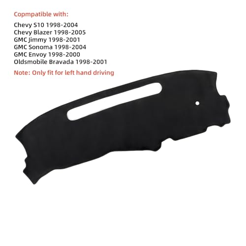 CARTIST Dash Cover Fits for Chevrolet Chevy Blazer 1998-2005/1998-2004 S10 / 1998-2001 GMC Jimmy / 1998-2004 GMC Sonoma Accessories Dashboard Cover Mat Non-Slip Pad Carpet Sunshade by CARTIST - Image 2