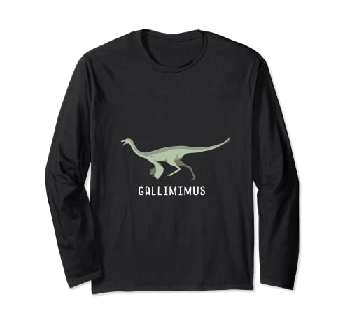 Gallimimus Futuro Paleontólogo Dinosaurio Prehistórico Dino Manga Larga