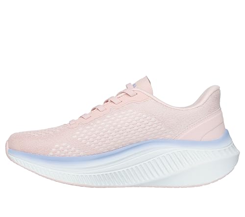 Skechers Donna Go Walk Max Cushioning Arch Fit - Roslyn Sneaker In Rosa Chiaro, Taglia 37.5, Vegan, Lavabile In Lavatrice - 5