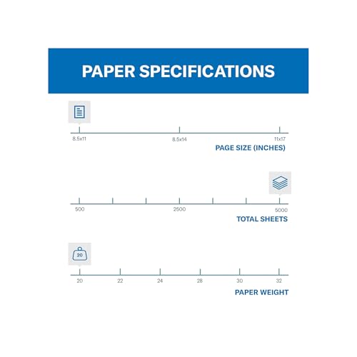 Image of Hammermill Colors Blue, 20lbs, 8.5 x 11, 5000 Sheets /10 Ream Case (103309C)